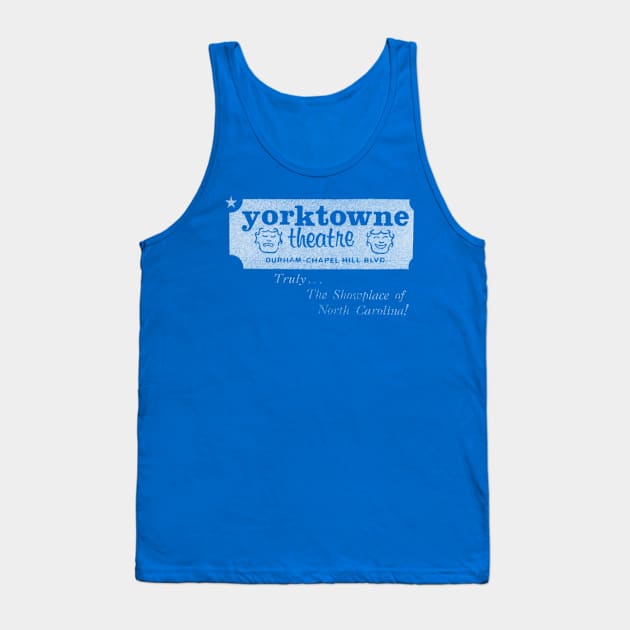 Yorktowne Theatre - Vintage Retro Ad T-Shirt Tank Top by seeturner